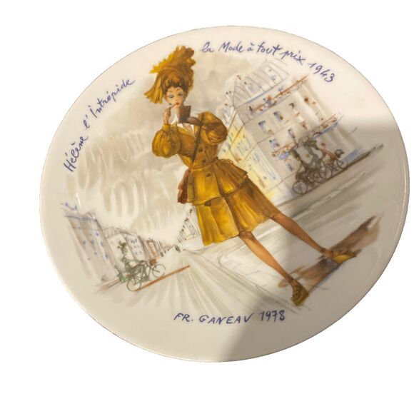 Darcelau‎ & Fils Porcelain Plate Limoges France 1978 - Picture 1 of 8